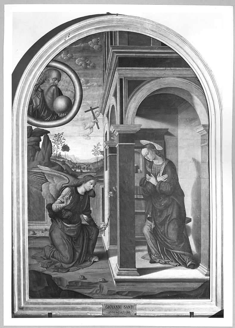Annunciazione (dipinto) di Santi Giovanni (fine sec. XV)