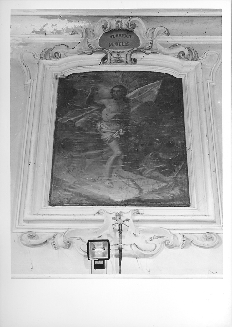 Cristo risorto (dipinto) di Bollani Giovanni (attribuito) (sec. XVIII)