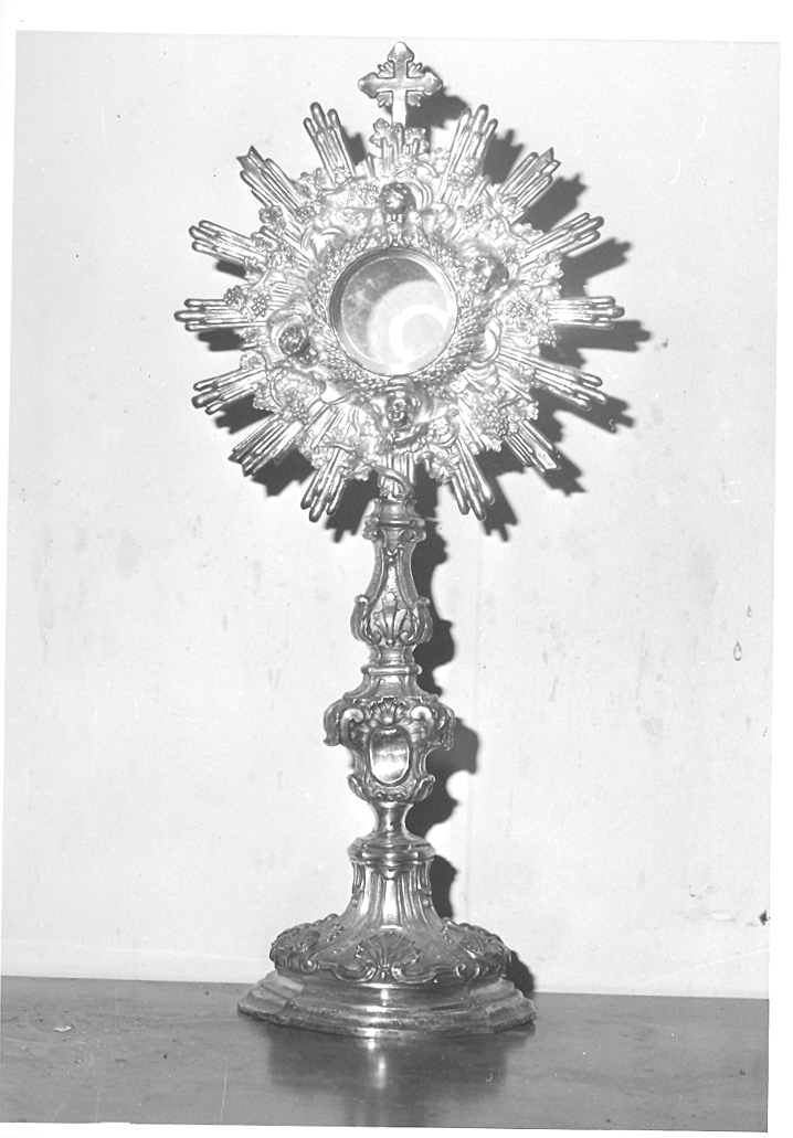 ostensorio - bottega italiana (sec. XVIII)