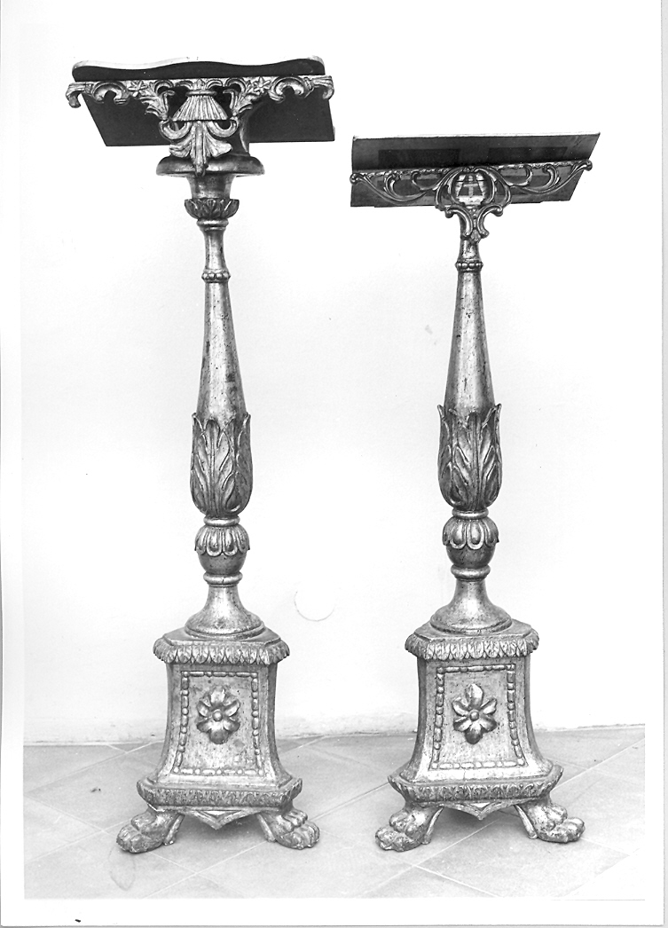 leggio d'altare, coppia - bottega marchigiana (sec. XVII)