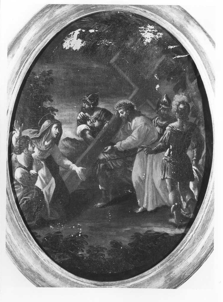 stazione IV: Gesù incontra la Madonna (Via Crucis, elemento d'insieme) - ambito marchigiano (sec. XVIII)