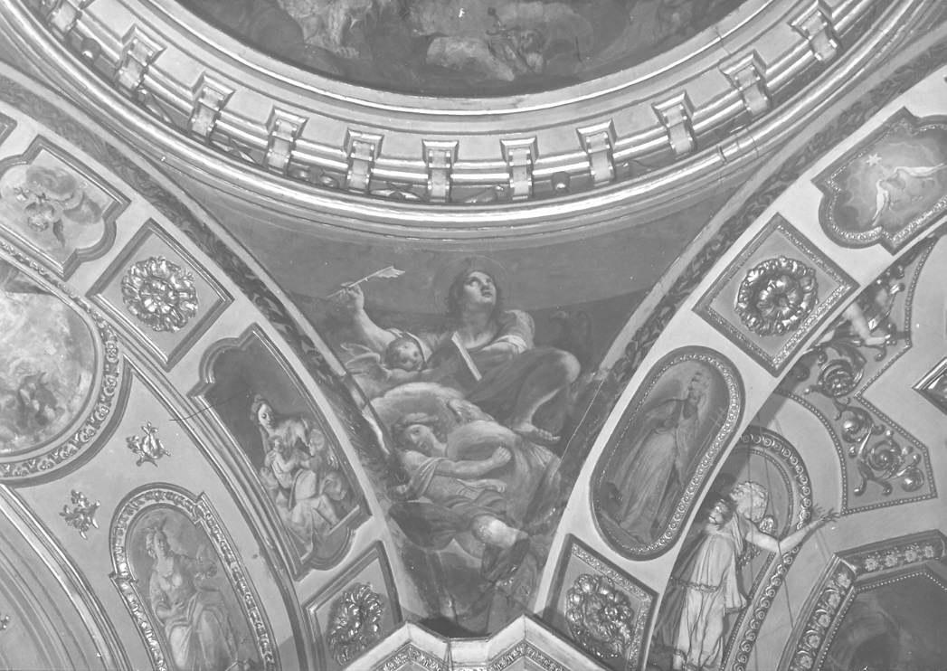 San Giovanni Evangelista (dipinto, elemento d'insieme) di Malatesta Giuseppe (seconda metà sec. XVII)