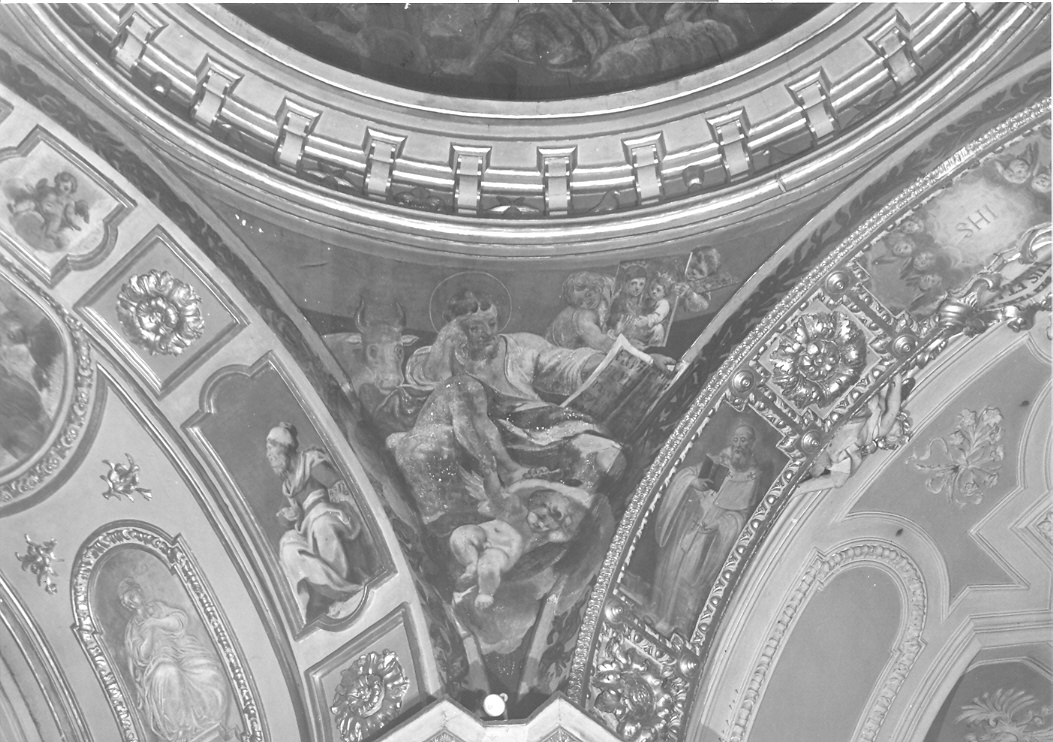 San Luca (dipinto, elemento d'insieme) di Malatesta Giuseppe (seconda metà sec. XVII)