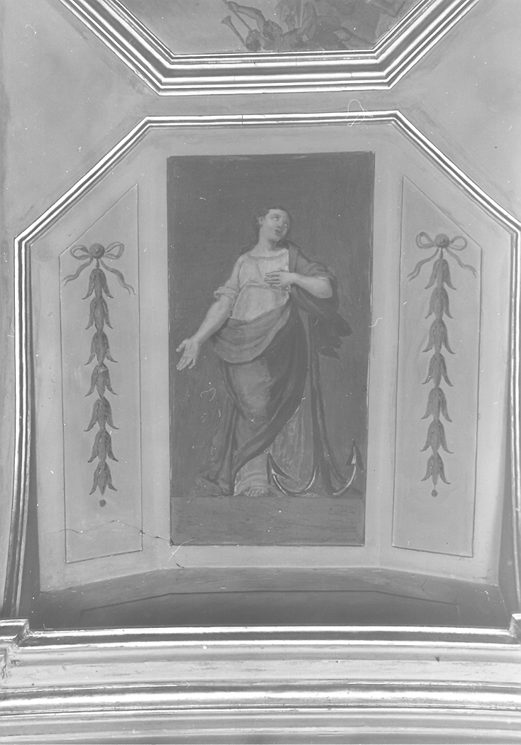 Speranza (dipinto, elemento d'insieme) di Lazzarini Placido, Paolucci Carlo (sec. XVIII)