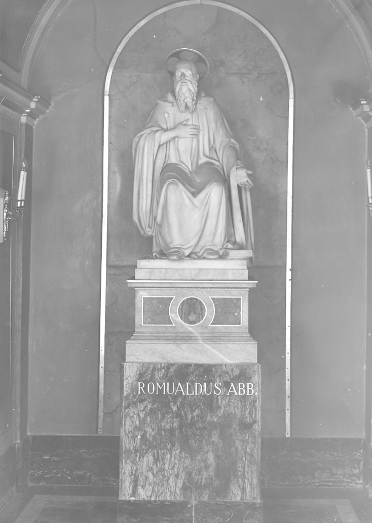 San Romualdo (statua) di Fabj Altini Francesco (sec. XIX)