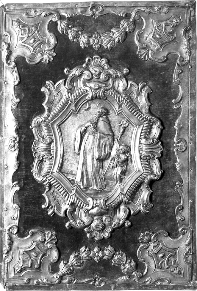 coperta di libro liturgico - bottega italiana (sec. XVIII)