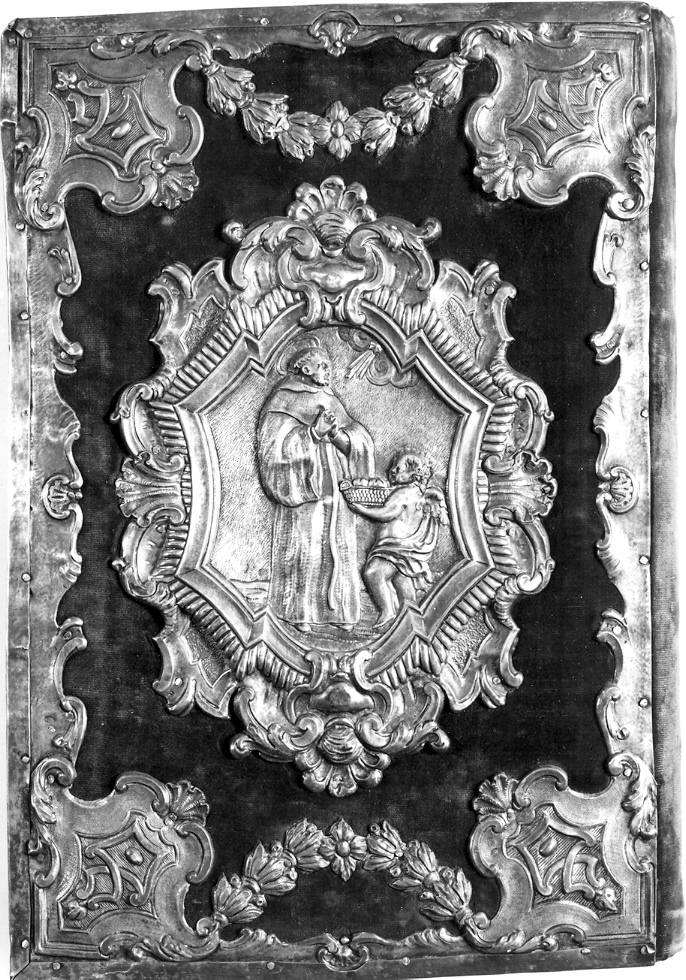 coperta di libro liturgico - bottega italiana (sec. XVIII)