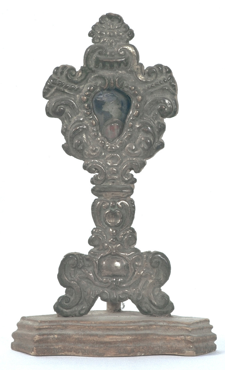 reliquiario - a ostensorio - bottega marchigiana (sec. XIX)
