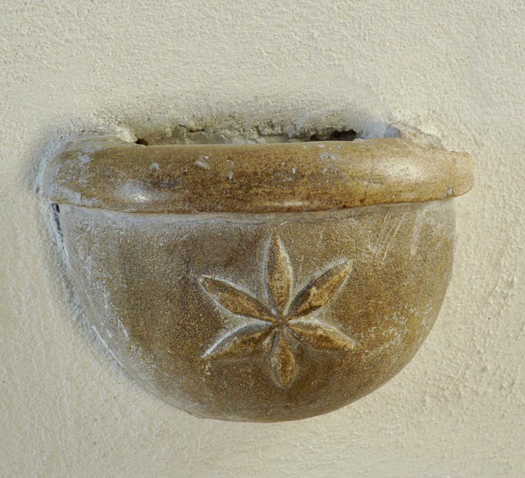 acquasantiera - bottega marchigiana (sec. XVIII)