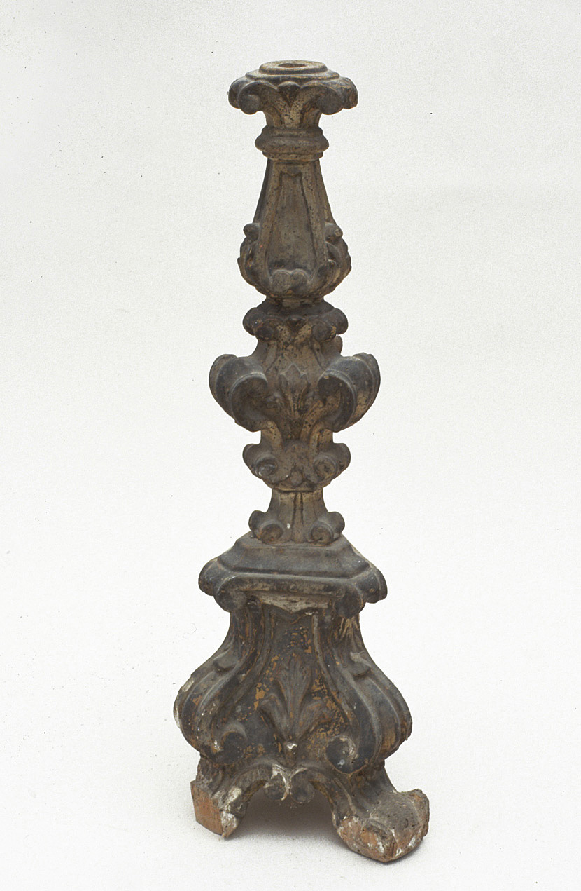 base per croce d'altare, elemento d'insieme - bottega pesarese (sec. XVIII)