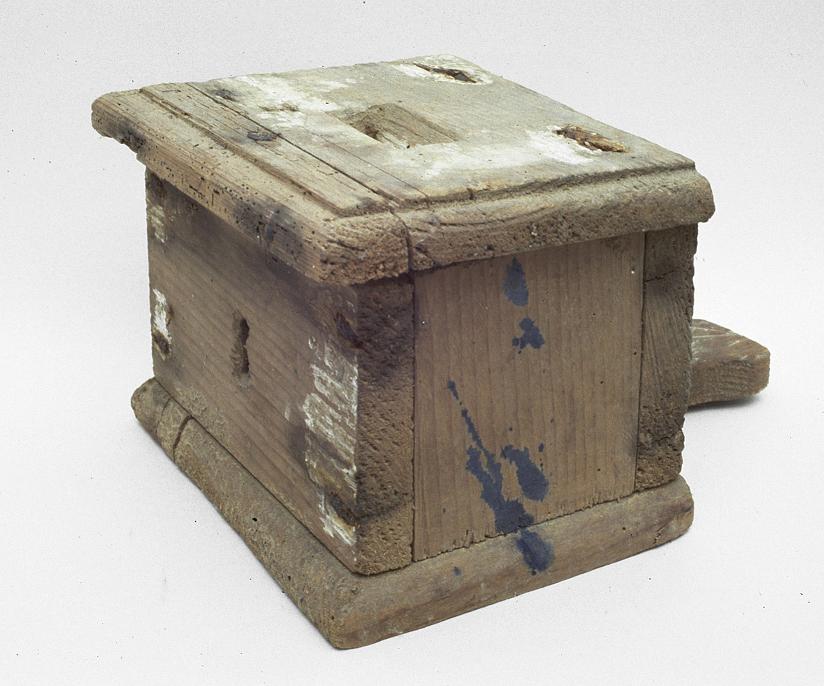 cassetta per elemosine - bottega pesarese (sec. XIX)