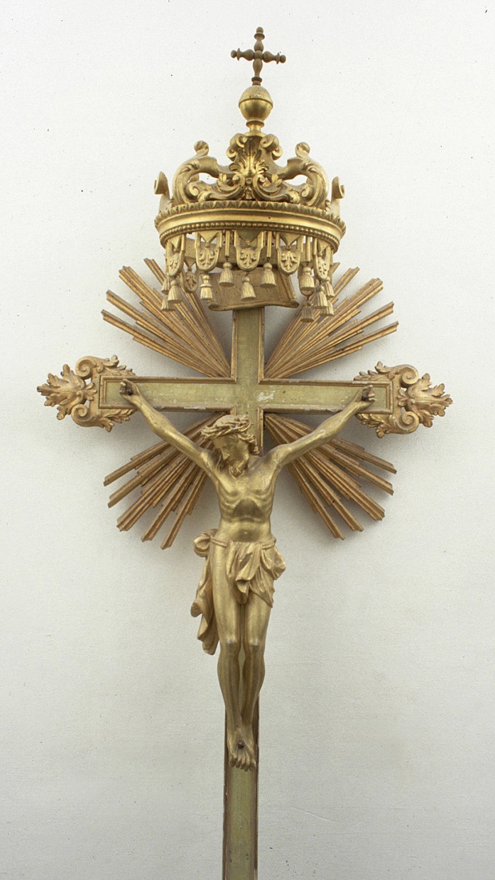 croce processionale - bottega pesarese (metà sec. XVIII)