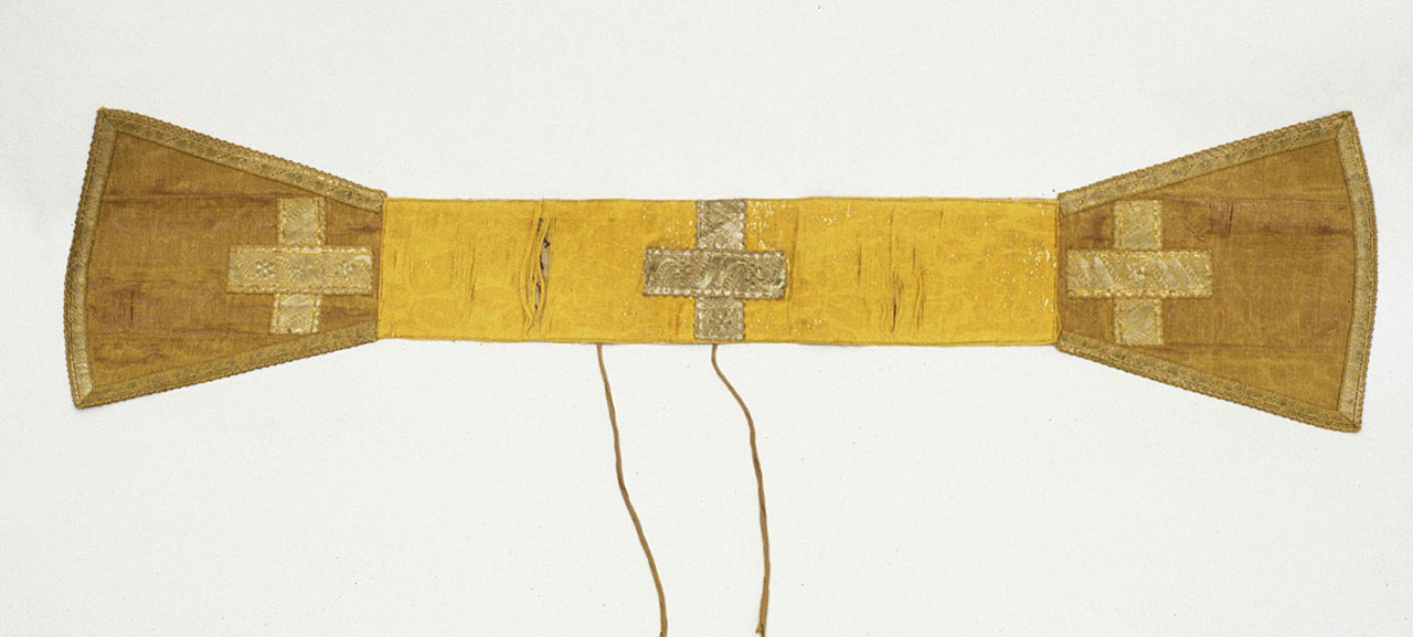 manipolo, elemento d'insieme - manifattura italiana (prima metà sec. XIX)