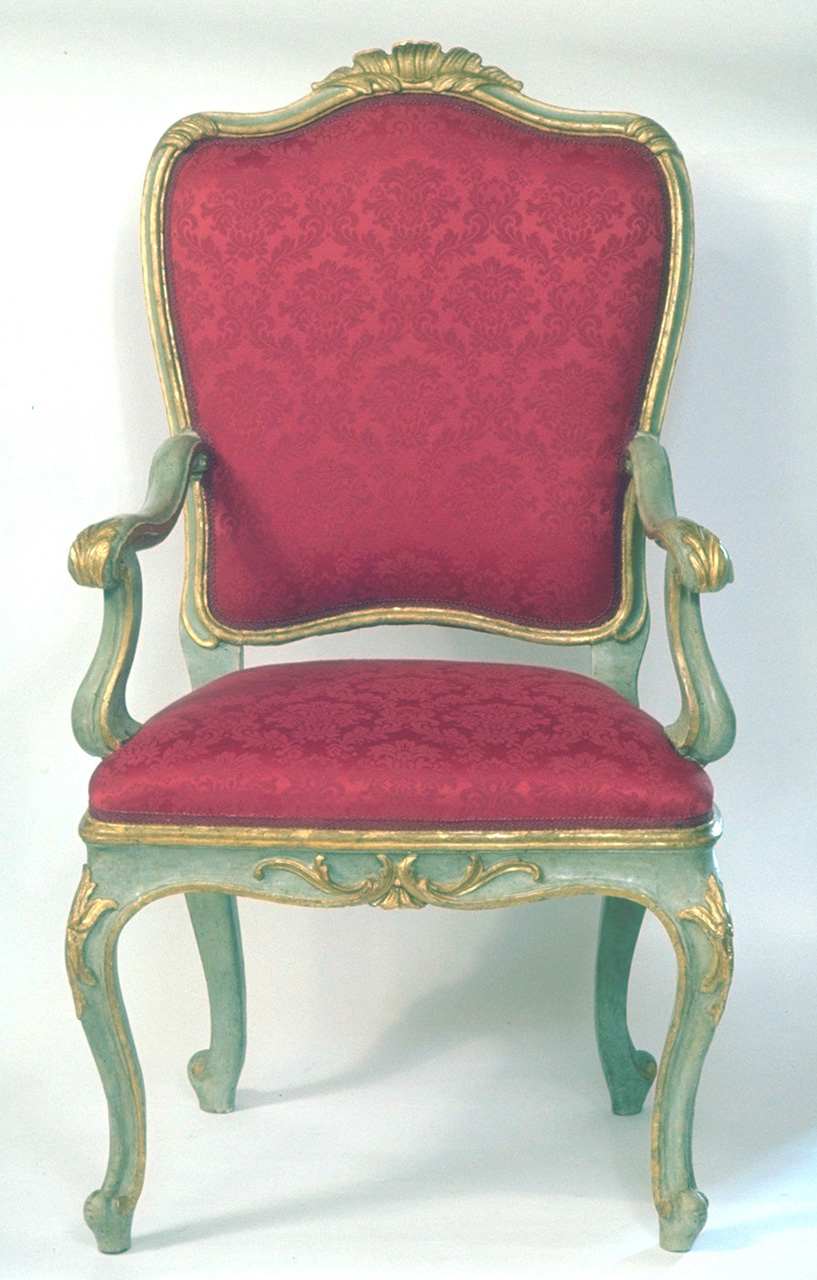 sedia - en cabriolet - bottega marchigiana (prima metà sec. XVIII)