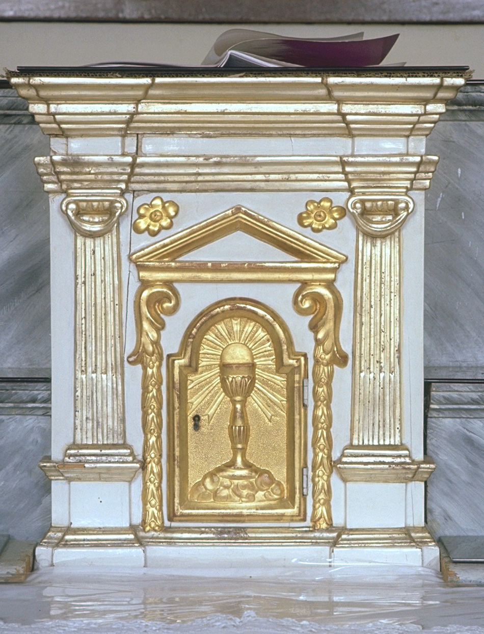 tabernacolo - bottega marchigiana (inizio sec. XX)