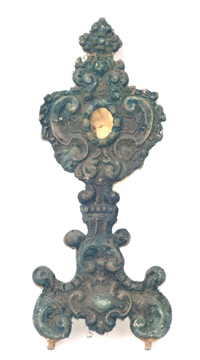 reliquiario - a ostensorio - bottega marchigiana (sec. XIX)