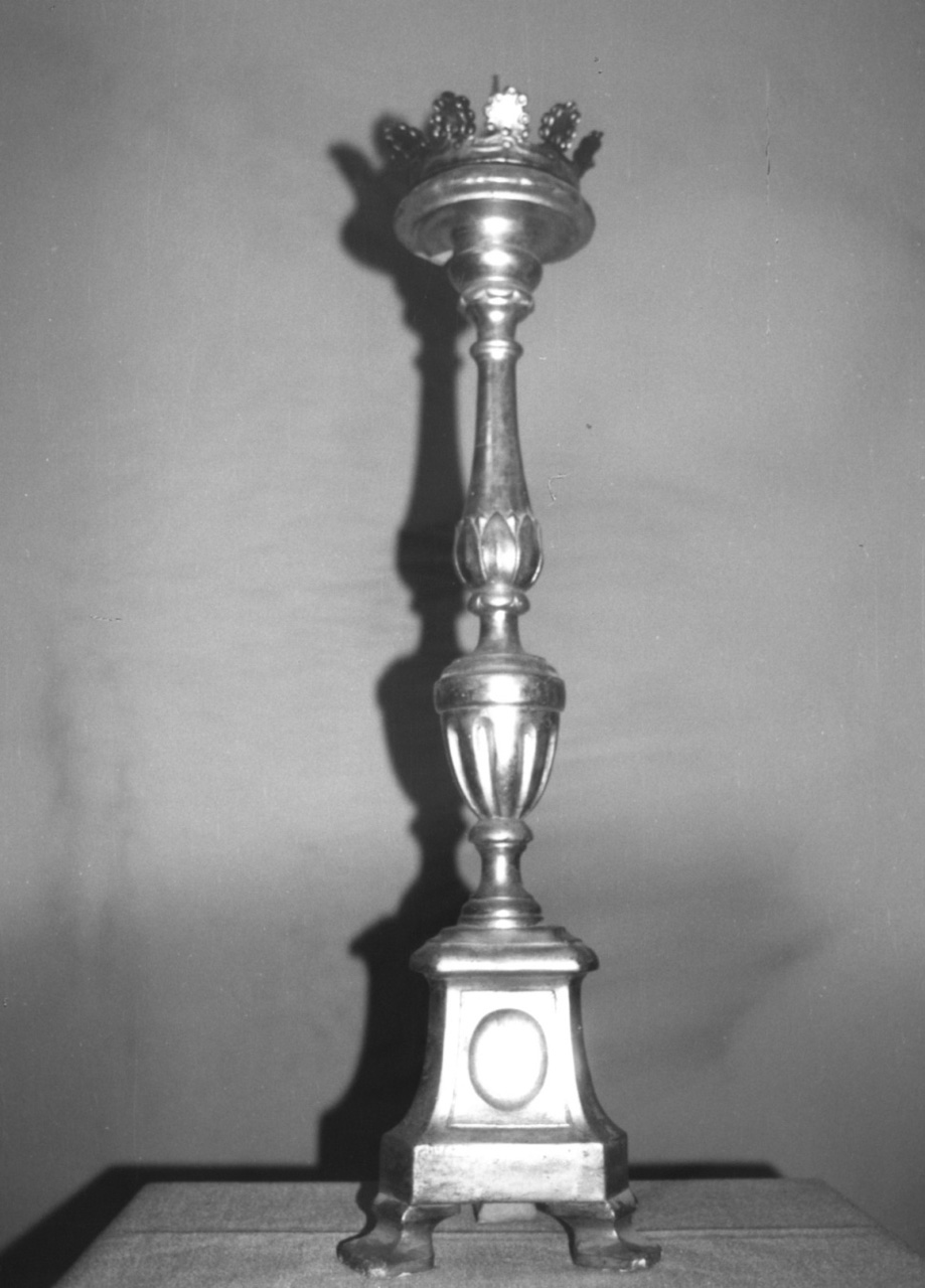 candelabro, serie - bottega marchigiana (sec. XIX)