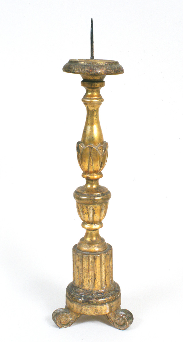 candeliere, coppia - bottega pesarese (sec. XIX)