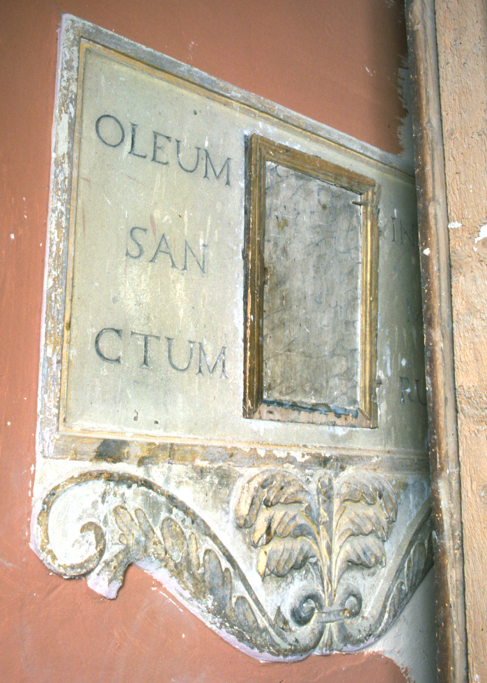 sportello - bottega pesarese (fine/inizio secc. XIX/ XX)