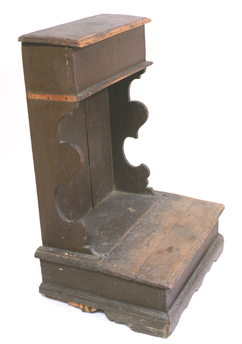 inginocchiatoio, coppia - bottega pesarese (ultimo quarto sec. XVIII)