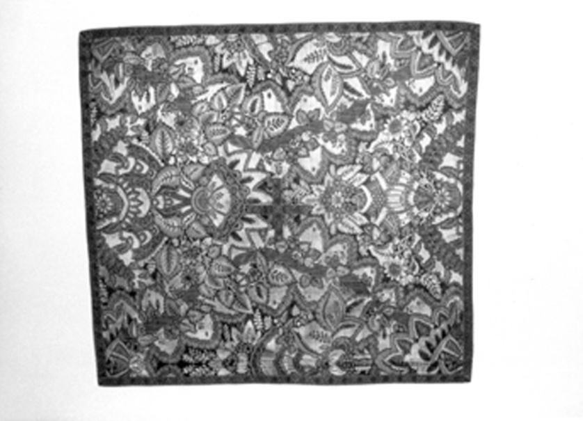 velo di calice, elemento d'insieme - manifattura francese (primo quarto sec. XVIII)