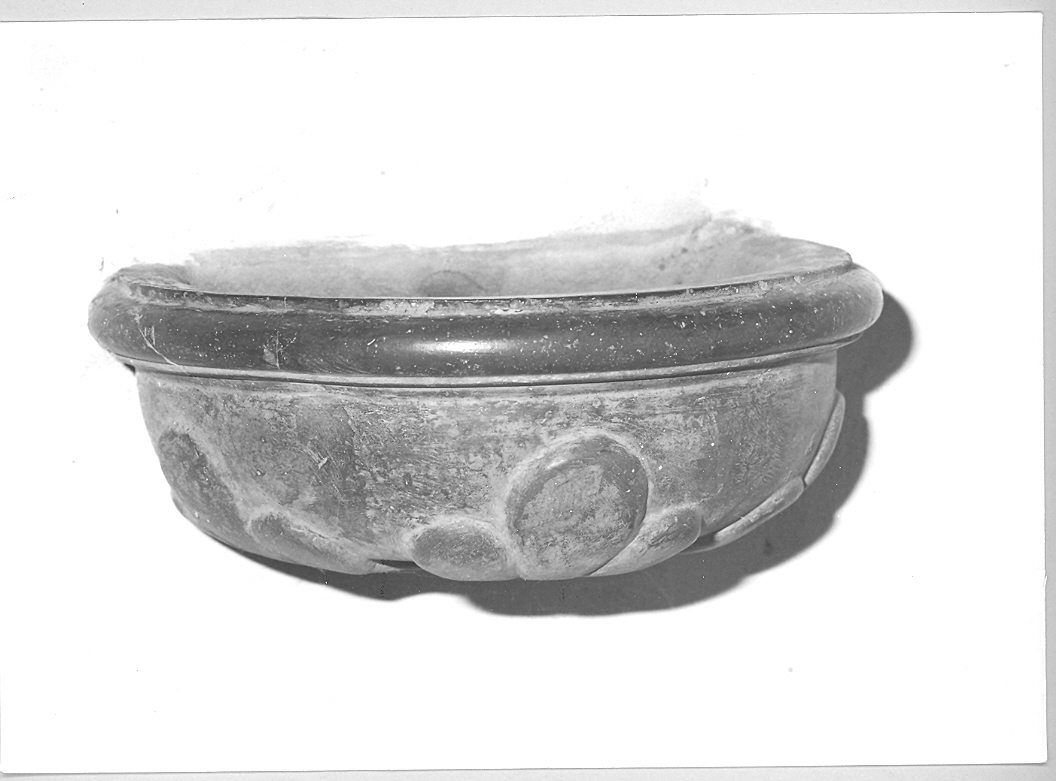 acquasantiera - bottega marchigiana (sec. XIX)