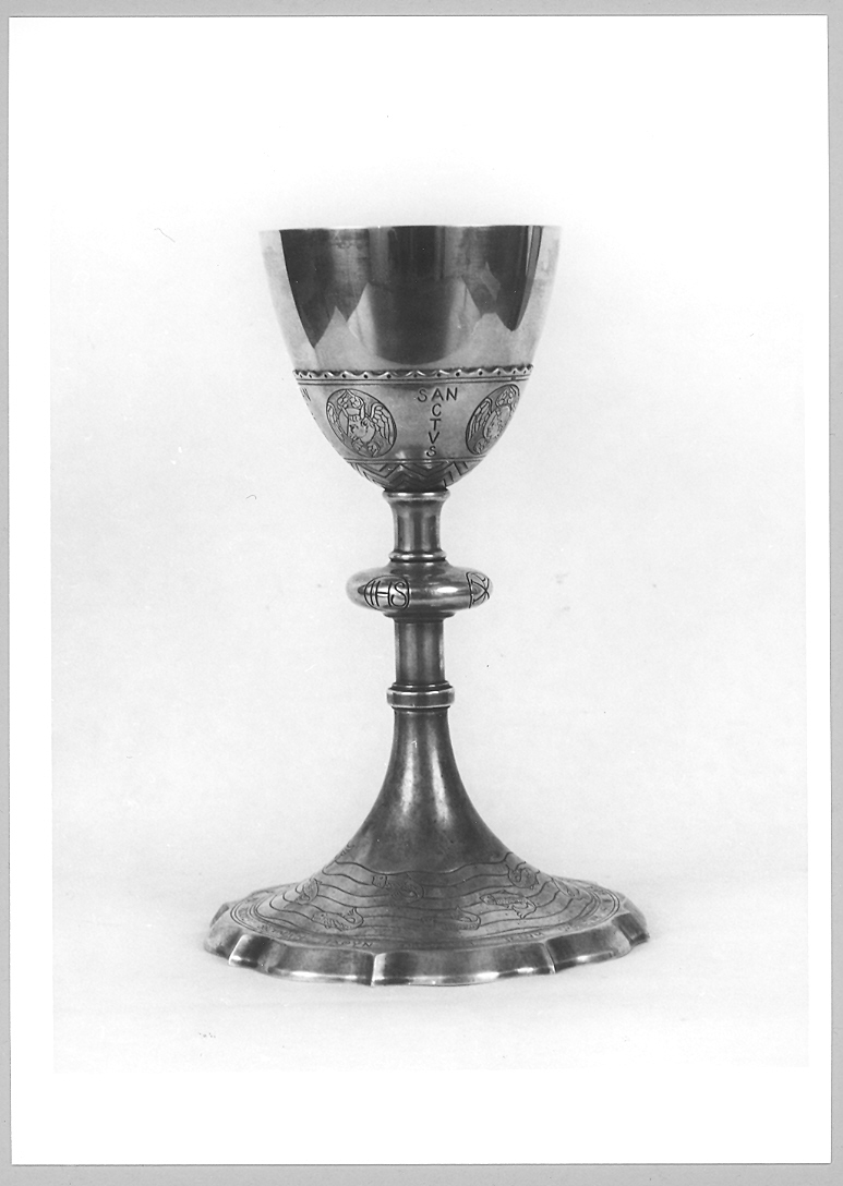 calice - bottega marchigiana (secondo quarto sec. XX)