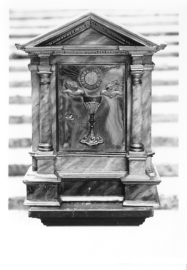 tabernacolo - bottega marchigiana (fine/inizio, fine/inizio secc. XVIII/ XIX, secc. XVIII/ XIX)