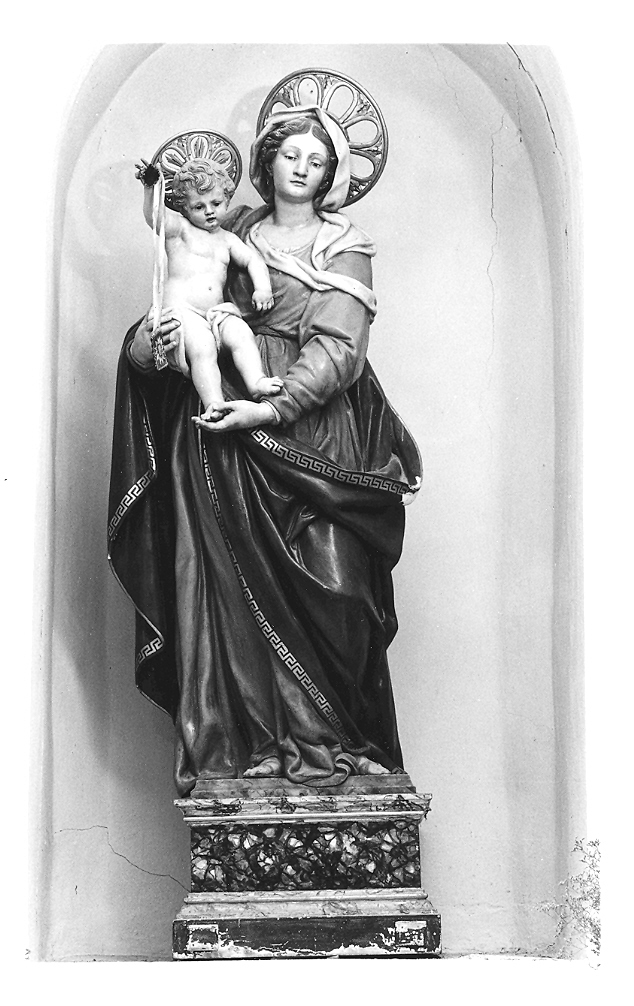 Madonna del Carmelo (statua) - bottega emiliano-romagnola (seconda metà sec. XVIII)