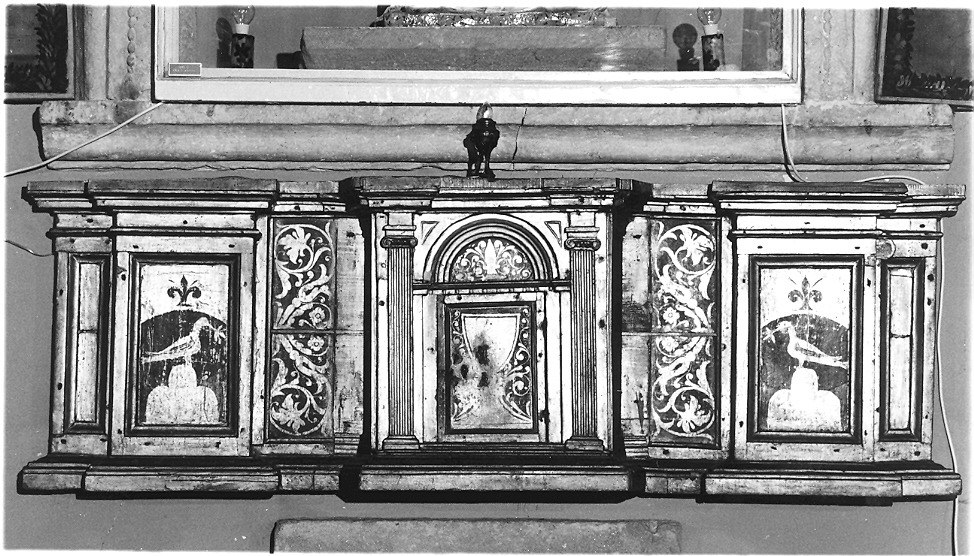 tabernacolo - bottega tosco-marchigiana (secc. XVI/ XVII)