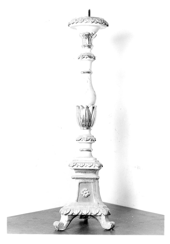candeliere, coppia - bottega marchigiana (seconda metà, seconda metà sec. XIX, sec. XIX)