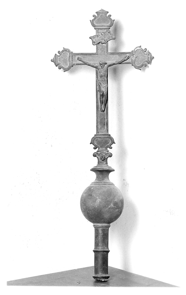 croce processionale - bottega marchigiana (prima metà sec. XVIII)