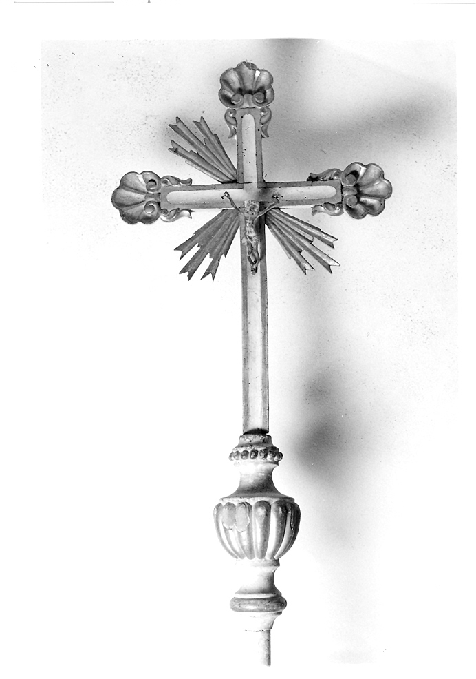 croce processionale - bottega marchigiana (seconda metà sec. XVIII)