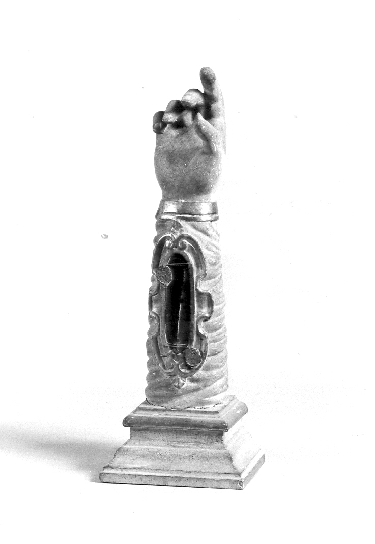 reliquiario, serie - bottega marchigiana (seconda metà sec. XVIII)