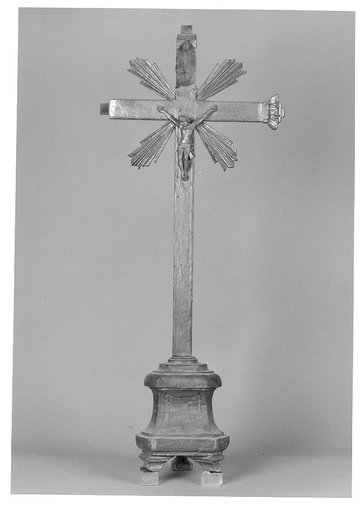 croce d'altare - manifattura marchigiana (fine/inizio secc. XIX/ XX)