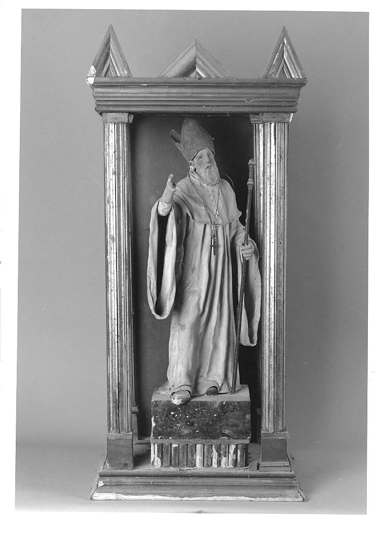 San Benedetto (statuetta) - manifattura marchigiana (sec. XVIII)