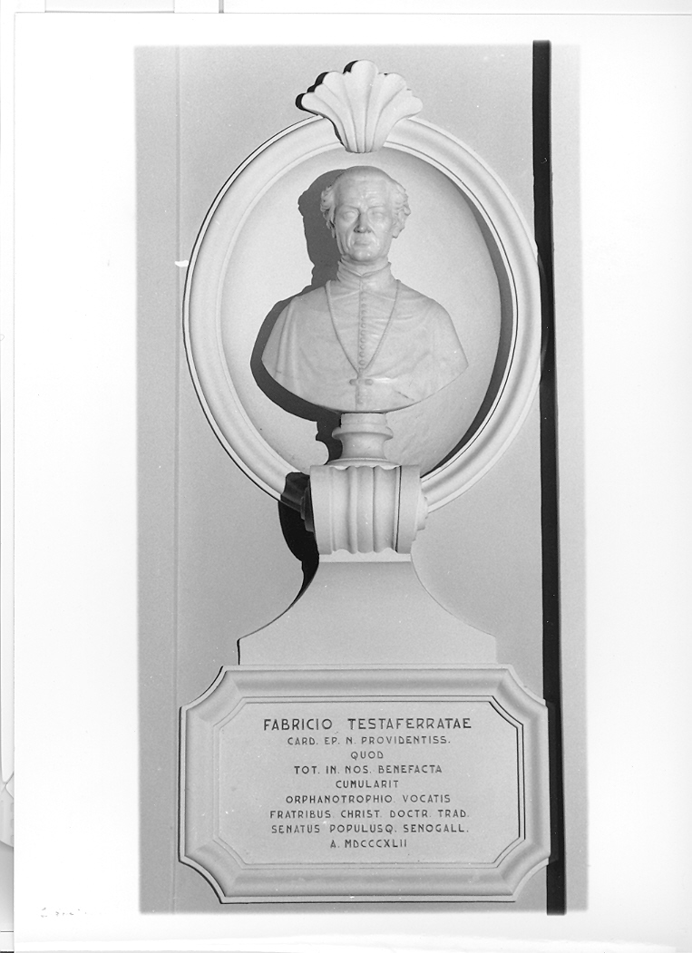 ritratto di Fabrizio Testaferrata (busto) di Placidi A (sec. XIX)