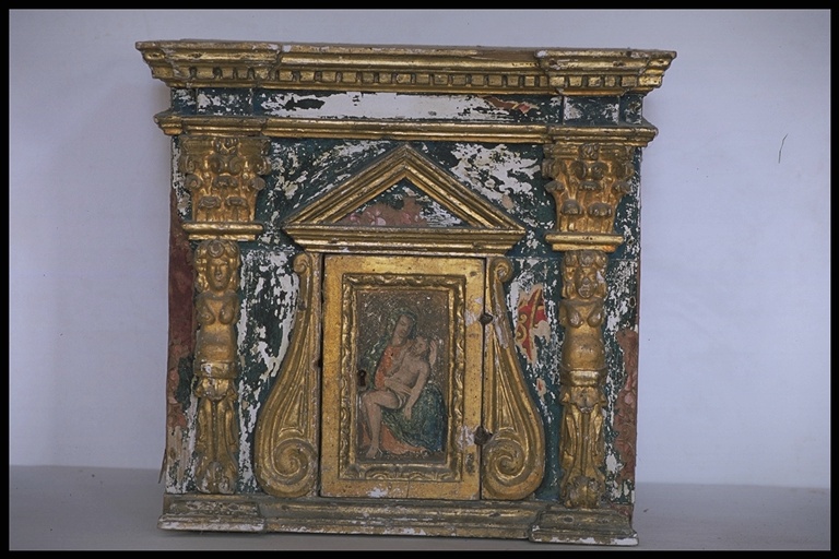 tabernacolo - ambito marchigiano (ultimo quarto sec. XVI)