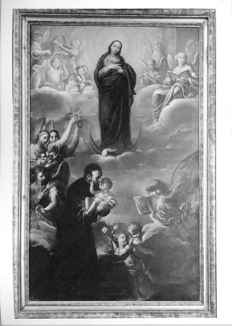 Madonna Immacolata e Santi (dipinto) di Crespi Giuseppe Maria detto Spagnoletto (attribuito) (fine/inizio secc. XVII/ XVIII)