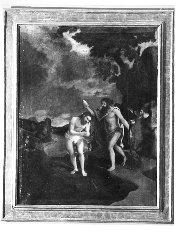 battesimo di Cristo (dipinto) di Lotto Lorenzo (prima metà sec. XVI)