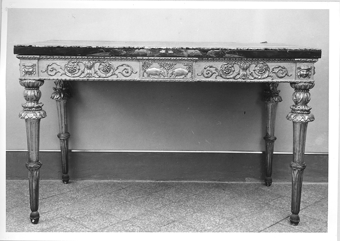 console - bottega italiana (metà sec. XIX)