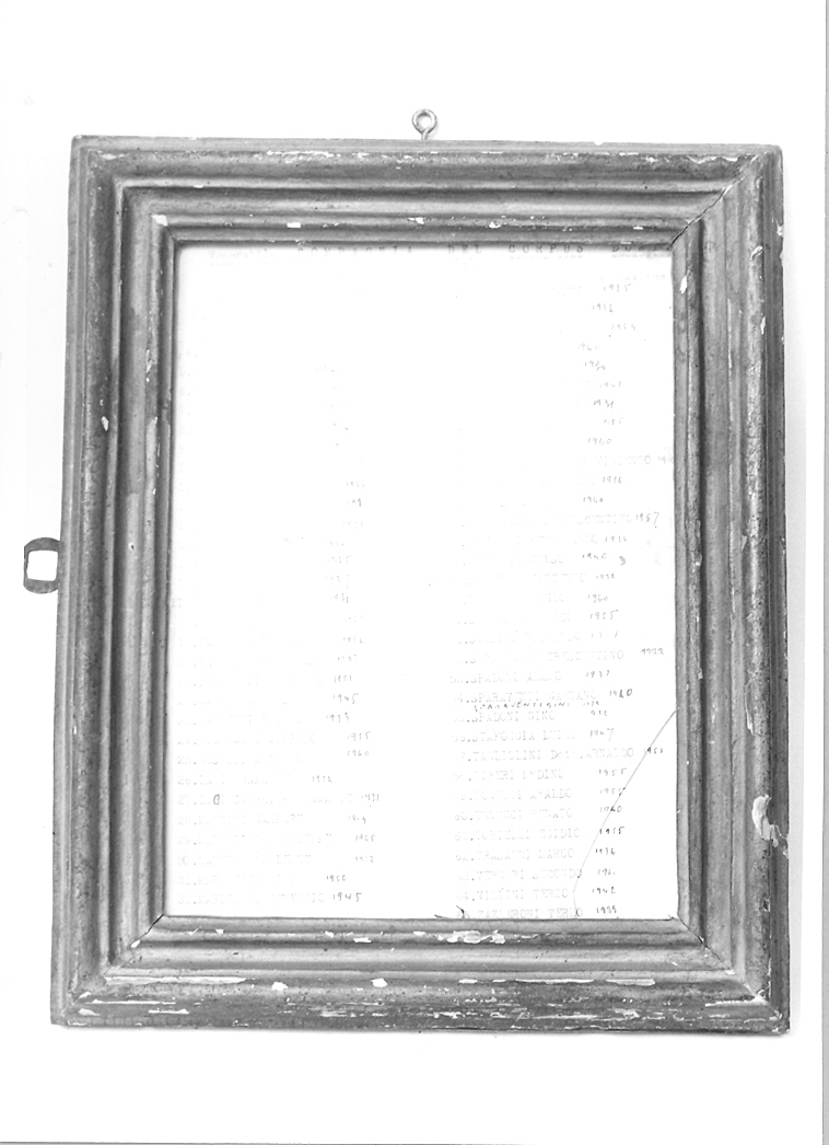 cornice - bottega marchigiana (sec. XIX)