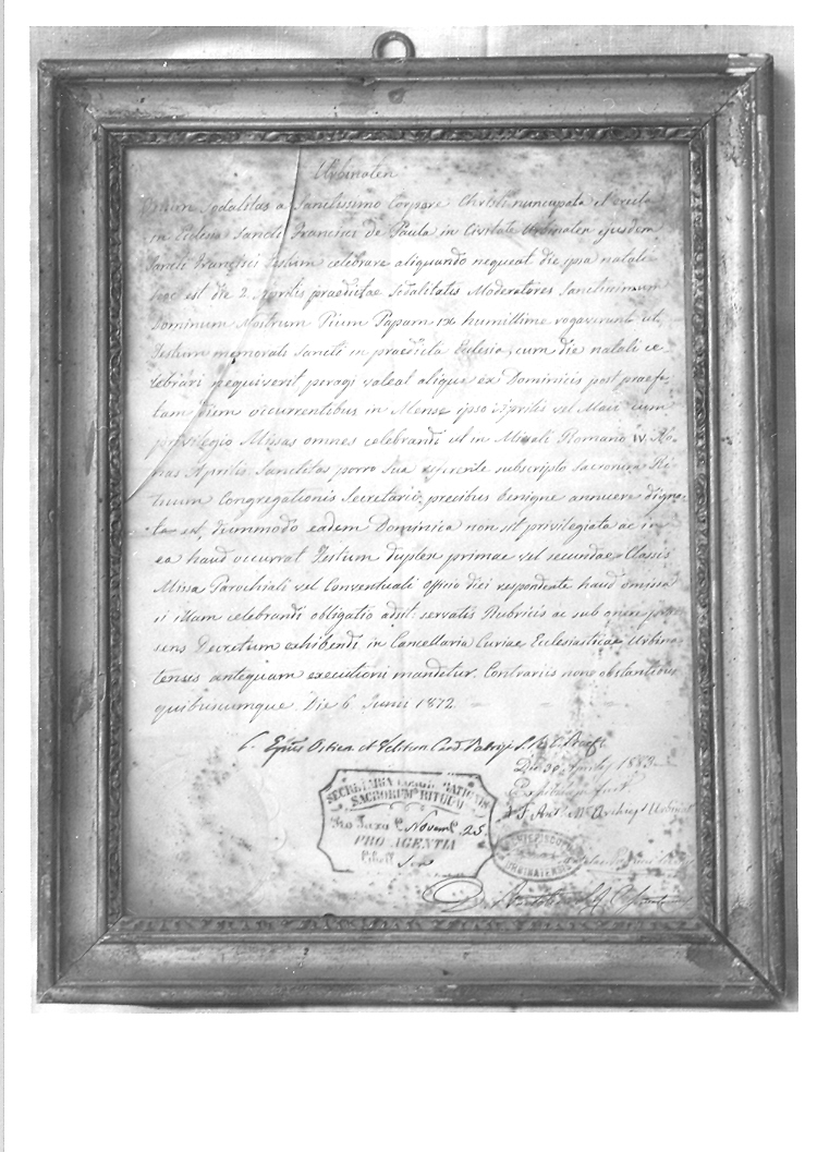 cornice - bottega marchigiana (seconda metà sec. XIX)