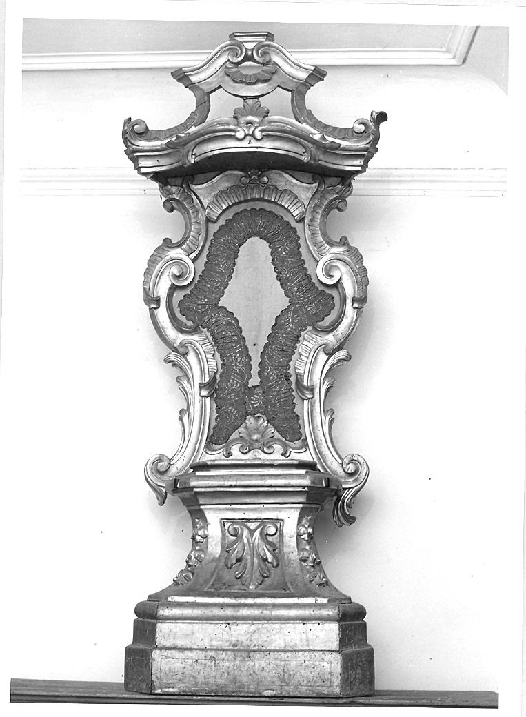 tronetto per esposizione eucaristica - bottega marchigiana (sec. XVIII)