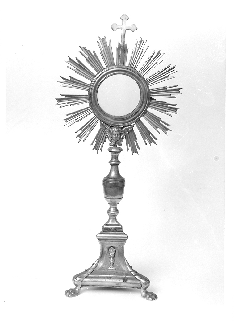 ostensorio - bottega marchigiana (sec. XIX)