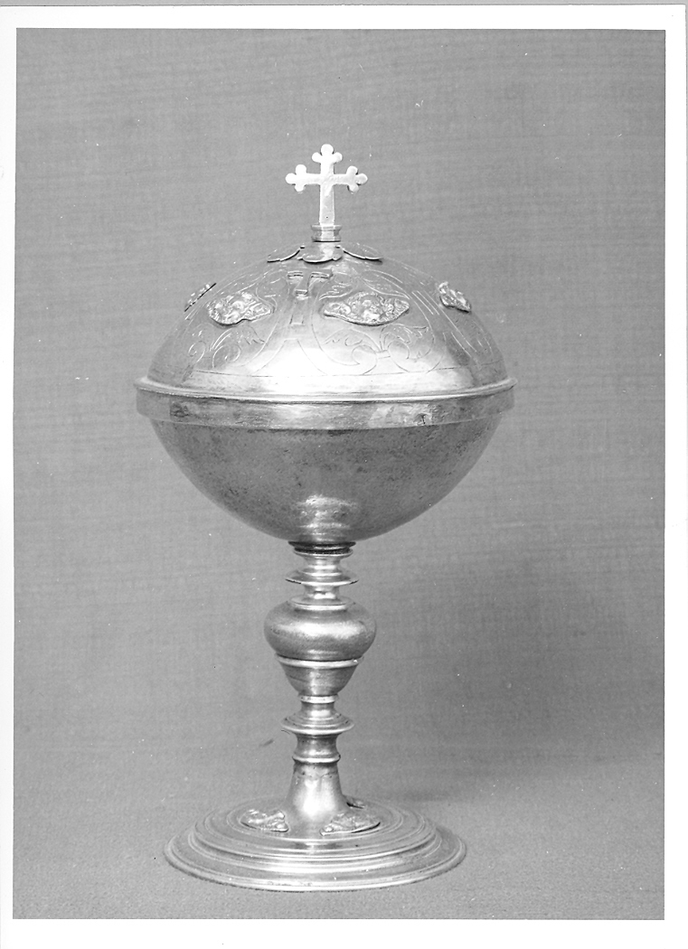 pisside - bottega marchigiana (fine/inizio secc. XVII/ XVIII)