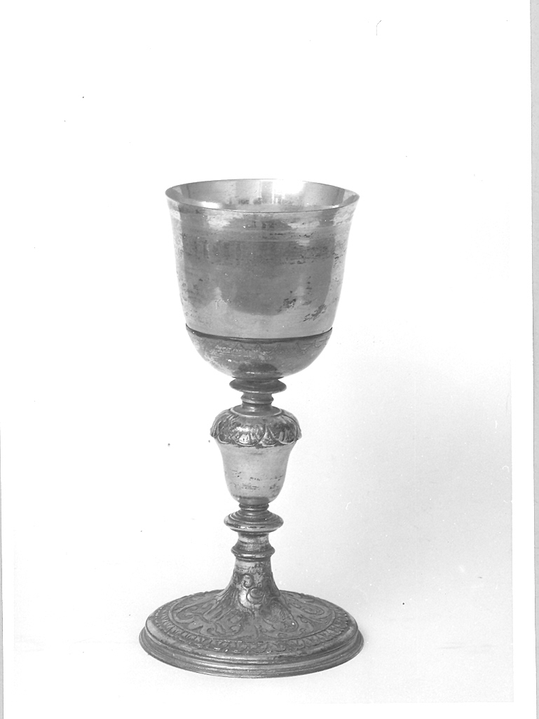 calice - bottega marchigiana (fine/inizio secc. XVII/ XVIII)