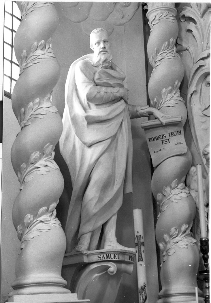 San Samuele (scultura, coppia) - ambito marchigiano (sec. XVIII)