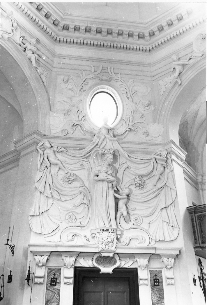Carità (scultura, serie) - ambito marchigiano (sec. XVIII)