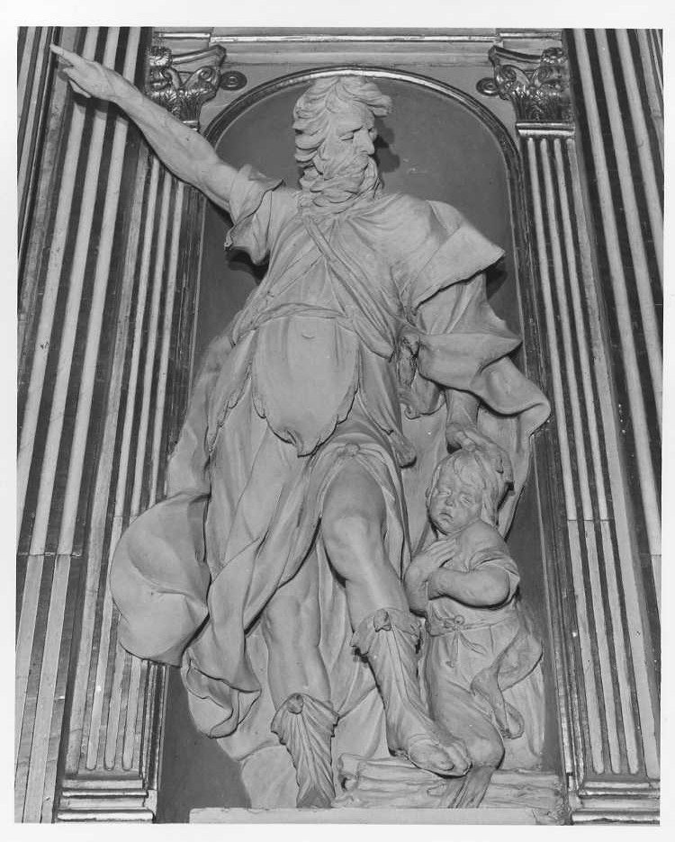 Abramo (statua, elemento d'insieme) di Pellegrini Alessio (seconda metà sec. XVII)